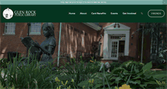 Desktop Screenshot of glenrocklibrary.org